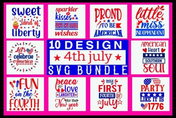 4th July Cut-svg Bundle