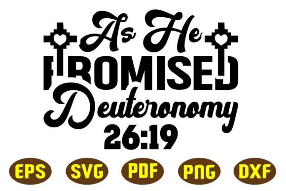 As He Promised Deuteronomy 26 19 Svg