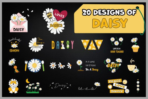 Daisy Bundle SVG 20 Designs