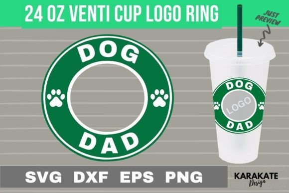 Dog Dad Logo Ring