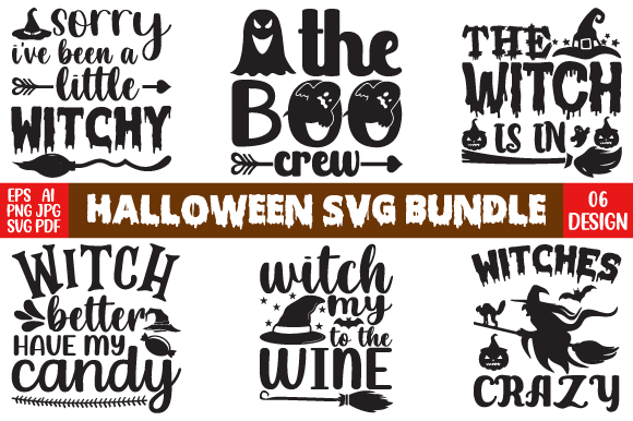 Halloween SVG T Shirt Design Bundle