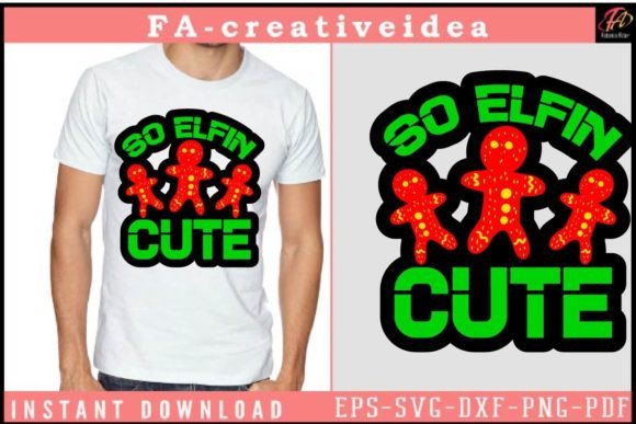 So Elfin Cute Stickers Svg